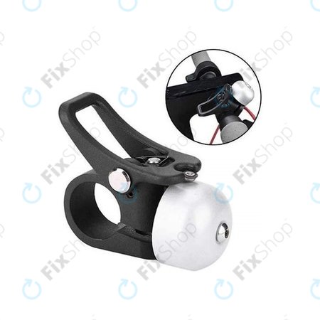 Xiaomi Mi Electric Scooter 1S, 2 M365, Essential, Pro, Pro 2 - Clopoțel (Grey) - C002550002800 Genuine Service Pack