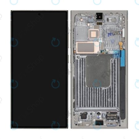 Samsung Galaxy S24 Ultra S928B - Ecran LCD + Sticlă Tactilă + Ramă (Titanium Gray) - GH82-33396A Genuine Service Pack
