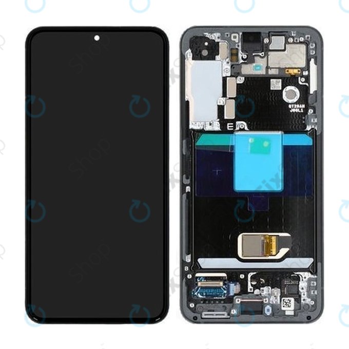 Samsung Galaxy S22 S901B - Ecran LCD + Sticlă Tactilă + Ramă (Grey) - GH82-27520E, GH82-27521E Genuine Service Pack