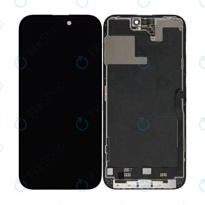 Apple iPhone 14 Pro - Ecran LCD + Sticlă Tactilă + Ramă Hard OLED FixPremium