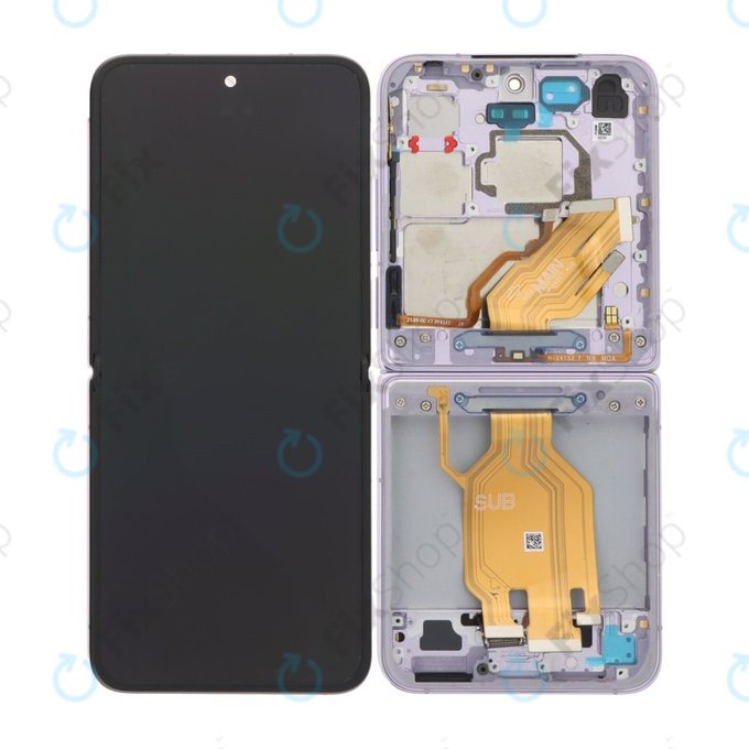 Xiaomi Mix Flip 2405CPX3DC - Ecran LCD + Sticlă Tactilă + Ramă (Purple) OLED