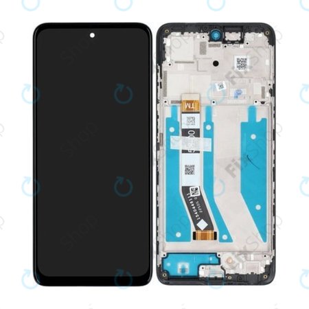 Motorola Moto G73 - Ecran LCD + Sticlă Tactilă + Ramă (Black) - 5D68C22272 Genuine Service Pack