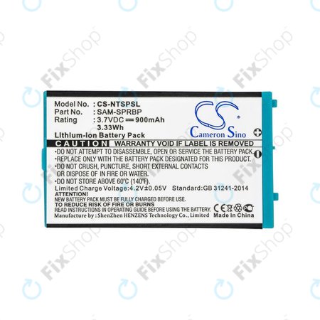 Baterie pentru Nintendo Advance SP, AGS, 900mAh, Li-Ion, 3.7V, SAM-SPRBP, HQ