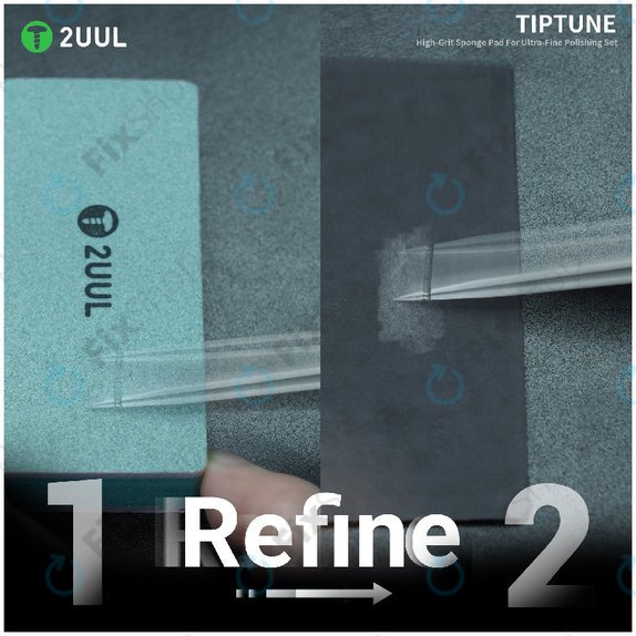 Set paduri micro-abrazive pentru lustruire fină, 2UUL FM02