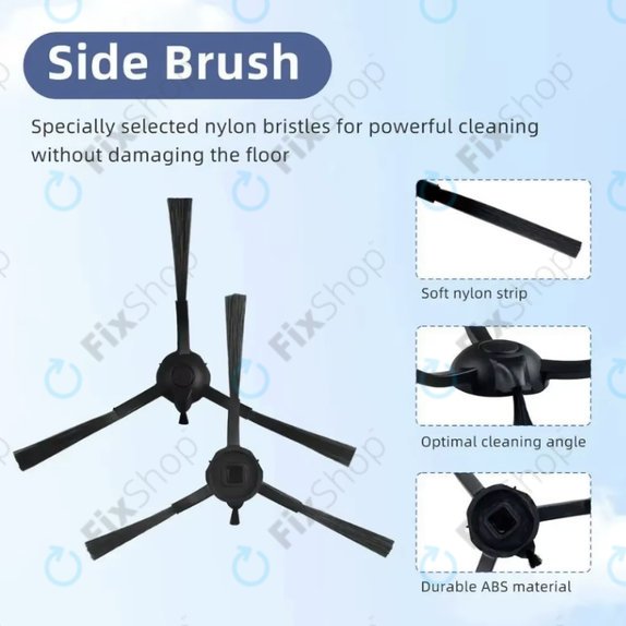 Perie laterală, 2 buc. pentru Rowenta X-plorer S65, S65+, S70, S70+, S75s, S75s+