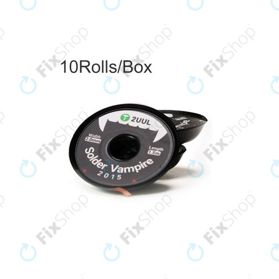 2UUL DW15 Solder Vampire - Sfoară de dezlipire (20mm × 1.5m) - 10buc
