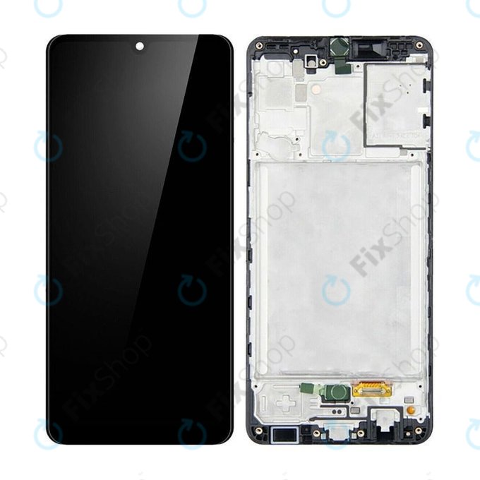 Samsung Galaxy A31 A315F - Ecran LCD + Sticlă Tactilă + Ramă (Prism Crush Black) OLED