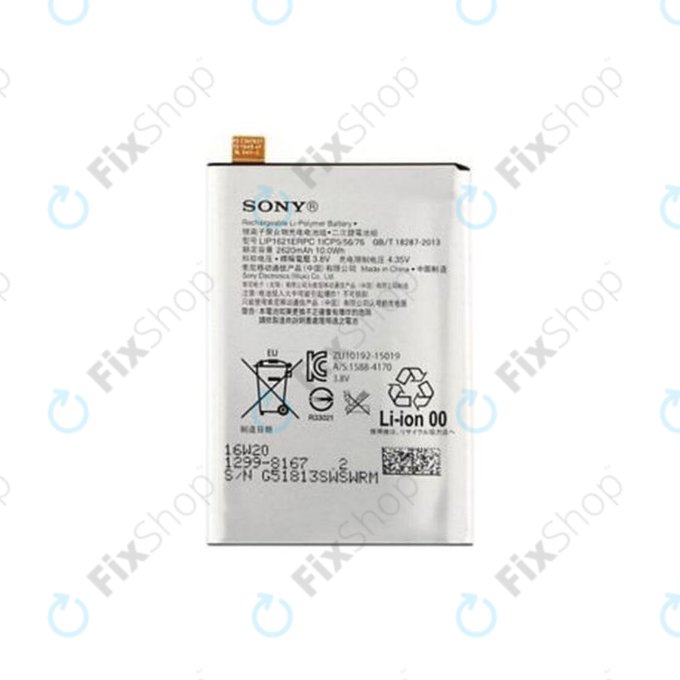 Sony Xperia X F5121, X Dual F5122, L1 G3313 - Baterie LIS1621ERPC 2620mAh - 1299-8167 Genuine Service Pack