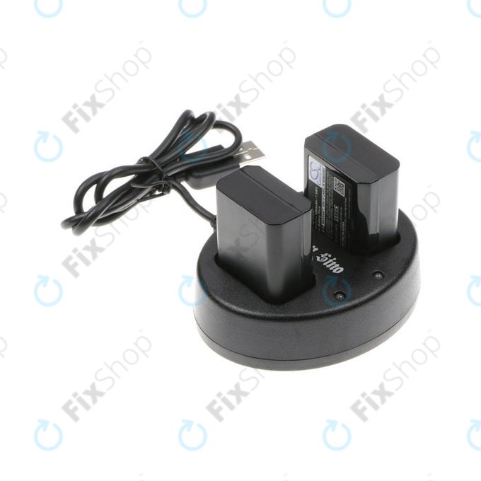 2 baterii cu încărcător pentruSony NEX-5, Alpha 7, NEX-7, 1030mAh, Li-Ion, 7.4V, NP-FW50, HQ