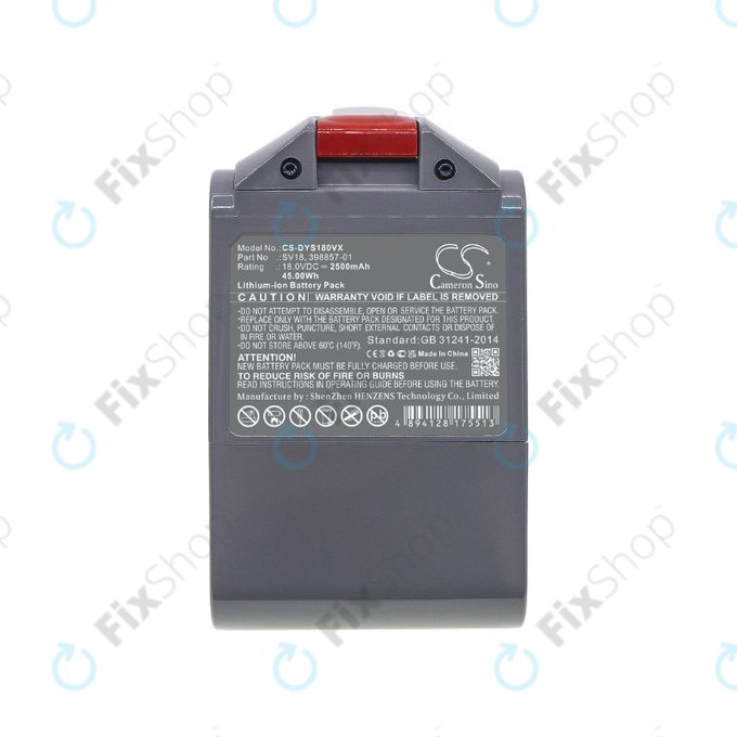 Dyson V-series - Baterie SV18, 398857-01 Li-Ion 18V 2500mAh HQ