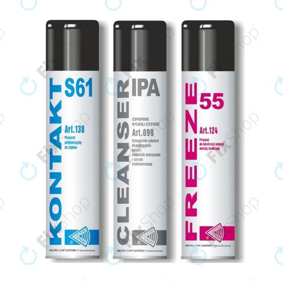 Micro Chip Elektronic - Set de Pulverizare - 3x600ml