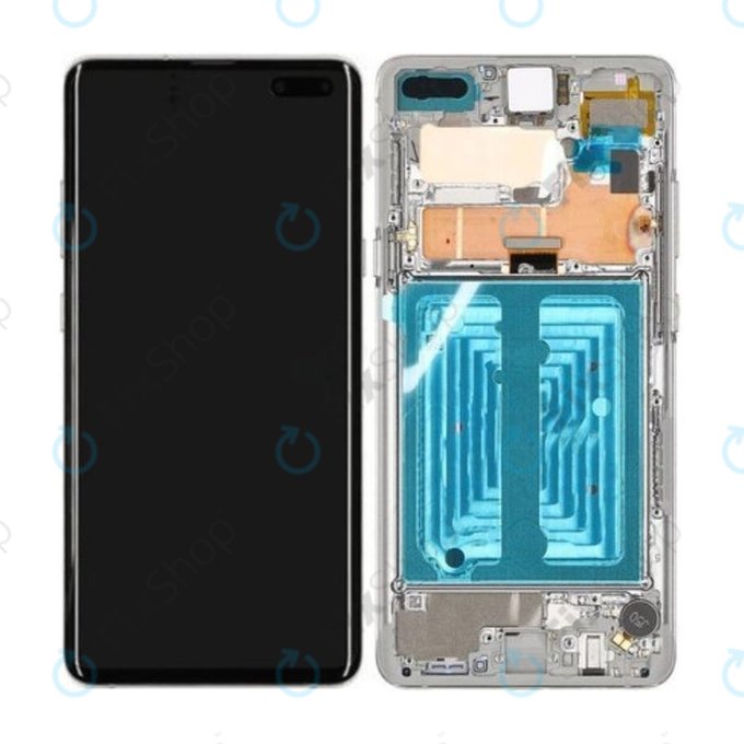 Samsung Galaxy S10 5G G977B - Ecran LCD + Sticlă Tactilă + Ramă (Majestic Black) - GH82-20442B Genuine Service Pack