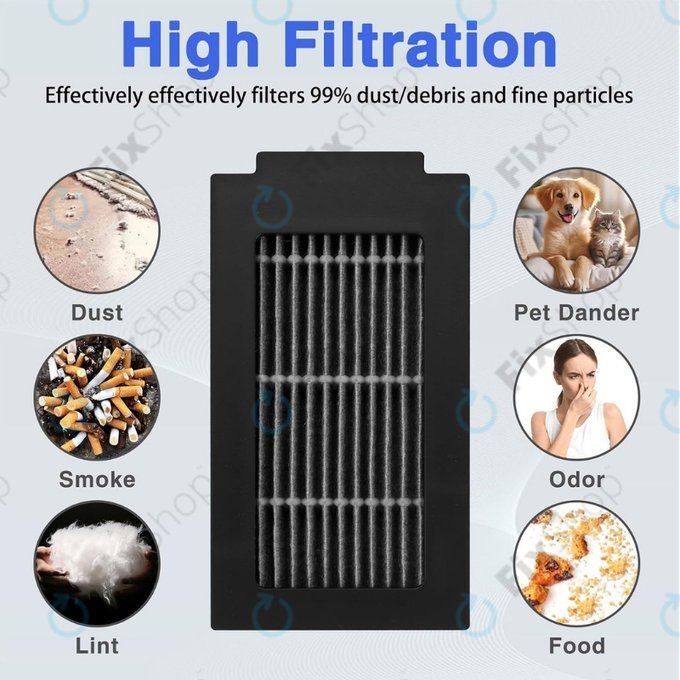 Filtru HEPA, 2 buc. pentru Ecovacs Deebot T50 Omni, T50 Pro Omni, T50 Max, T50 Max Pro Omni