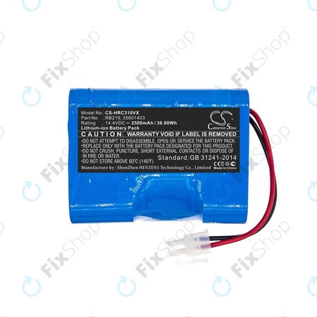 Hoover RBC-series - Baterie RB219, 35601403 Li-Ion 14.4V 2500mAh HQ