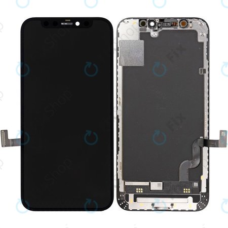 Apple iPhone 12 Mini - Ecran LCD + Sticlă Tactilă + Ramă Soft OLED FixPremium