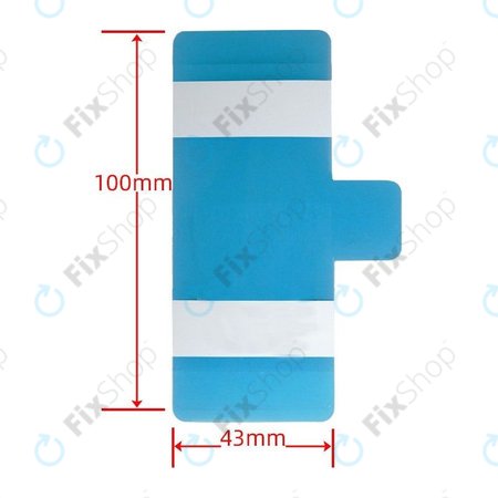 Universalpe Bandă adezivă sub Baterie Adhesive - 43 x 100mm