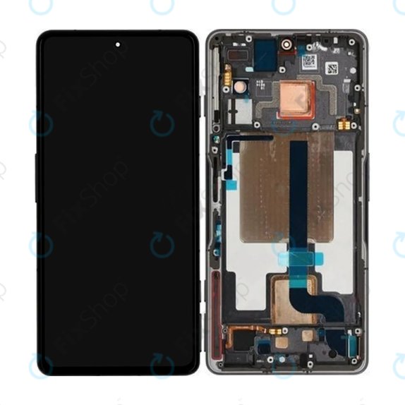 Xiaomi Poco F4 GT 21121210G - Ecran LCD + Sticlă tactilă + Ramă (Cyber Yellow) - 56000A0L1000 Genuine Service Pack
