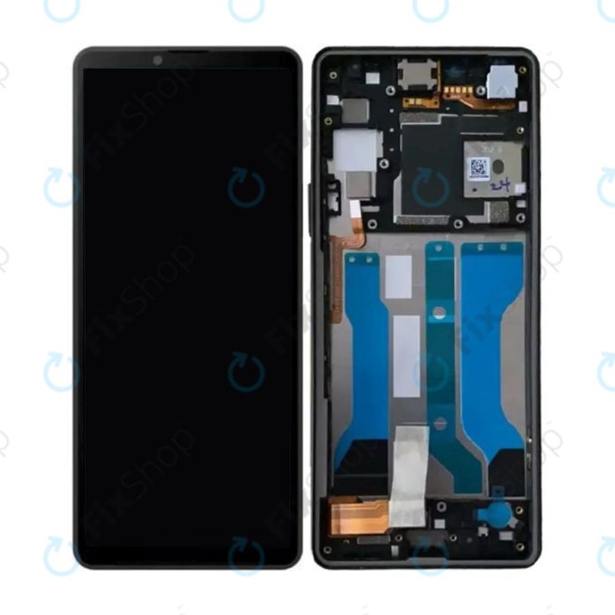 Sony Xperia 10 V - Ecran LCD + Sticlă Tactilă + Ramă (Black) OLED