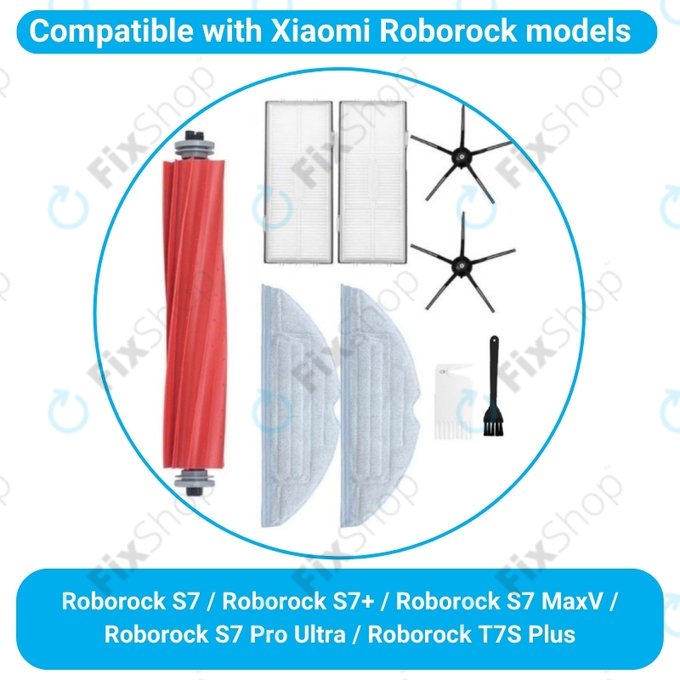 Xiaomi Roborock S7, S7+, S7 MaxV, S7 Pro Ultra, T7S Plus - Set standard (Negru)