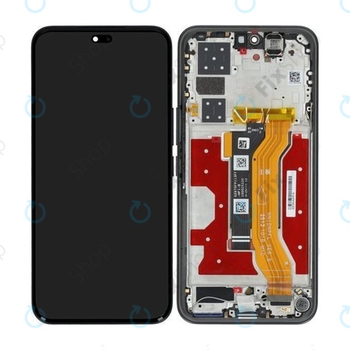 Honor 400 Pro - Ecran LCD + Sticlă Tactilă + Ramă (Midnight Black) - 0235APFA Genuine Service Pack