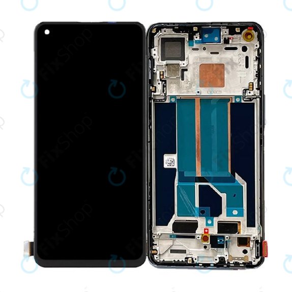 OnePlus Nord 2 5G - Ecran LCD + Sticlă Tactilă + Ramă (Gray Sierra) TFT