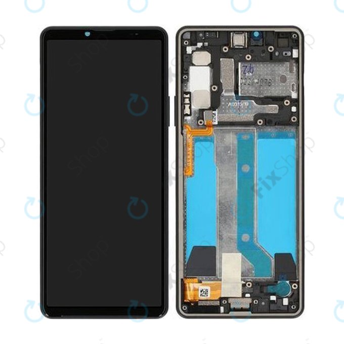 Sony Xperia 10 IV XQCC54 - Ecran LCD + Sticlă Tactilă + Ramă (Black) - A5047173A Genuine Service Pack