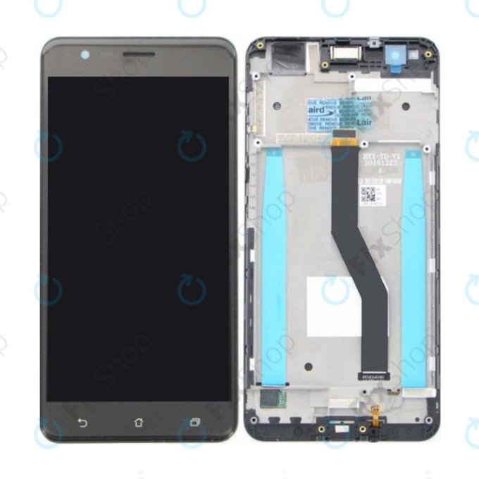 Asus Zenfone 3 Zoom S ZE553KL (Z01HDA) - Ecran LCD + Sticlă Tactilă + Ramă (Navy Black) - 90AZ01H3-R20020, 90AZ01H3-R20010 Genuine Service Pack