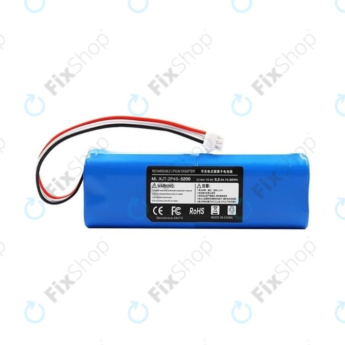 Xiaomi Roidmi EVE Plus, Viomi, Lydsto, Proscenic, Tefal - Baterie XJT-2P4S-5200 Li-Ion 14.4V 5200mAh