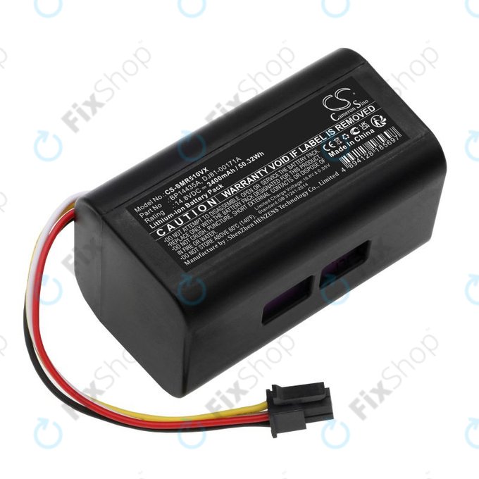 Baterie pentru Samsung PowerBot-E, Eureka i5, Midea i5, i9, 3400mAh, Li-Ion, 14.8V, BP14435A, HQ