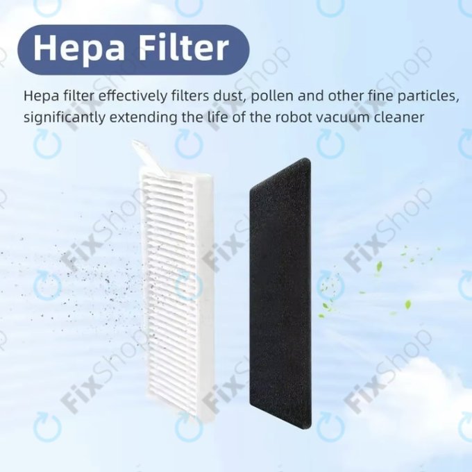 Filtru HEPA, 2 buc. pentru Rowenta X-plorer S65, S65+, S70, S70+, S75s, S75s+