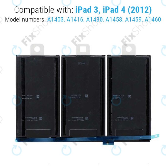 Apple iPad 3, iPad 4 - Baterie 11560mAh