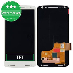 Motorola Moto X Force XT1581 - Ecran LCD + Sticlă Tactilă (White) TFT