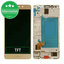 Huawei Honor 7 - Ecran LCD + Sticlă Tactilă + Ramă (Gold) OEM