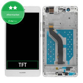 Huawei P9 Lite - Ecran LCD + Sticlă Tactilă + Ramă (White) TFT