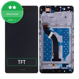 Huawei P9 lite - Ecran LCD + Sticlă Tactilă + Ramă (Black) TFT