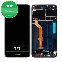 Huawei Honor 8 - Ecran LCD + Sticlă Tactilă + Ramă (Midnight Black) TFT