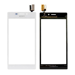 Sony Xperia M2 D2303 S50h - Sticlă Tactilă / sklo (White)