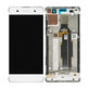 Sony Xperia XA F3111 - Ecran LCD + Sticlă Tactilă + Ramă (Alb) - 78PA3100030, 78PA3100080