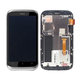 HTC Desire X - Ecran LCD + Sticlă Tactilă + Ramă (Silver) TFT