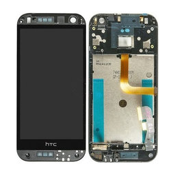HTC One Mini 2 (M8MINI) - Ecran LCD + Sticlă Tactilă + Ramă (Gunmetal Gray) - 80H01911-00 Genuine Service Pack