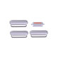 Apple iPhone 6S - Butoane de Pornire + Volum + Modul Silen?ios (Silver)