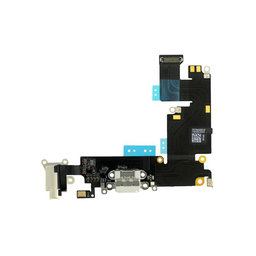 Apple iPhone 6 Plus - Conector de Încărcare + Conector Jack + Microfon + Cablu Flex (White)