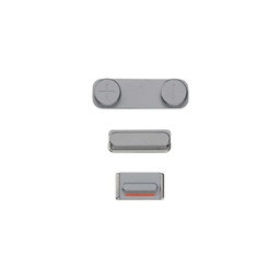 Apple iPhone 5S, SE - Butoane de Pornire + Volum + Modul Silen?ios (Space Gray)