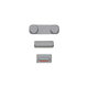 Apple iPhone 5S, SE - Butoane de Pornire + Volum + Modul Silen?ios (Space Gray)