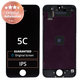Apple iPhone 5C - Ecran LCD + Sticlă Tactilă + Ramă (Negru) Original