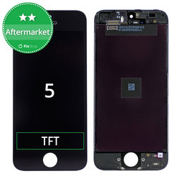 Apple iPhone 5 - Ecran LCD + Sticlă Tactilă + Ramă (Black) TFT