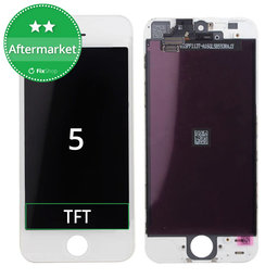 Apple iPhone 5 - Ecran LCD + Sticlă Tactilă + Ramă (White) TFT