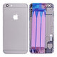 Apple iPhone 6 Plus - Carcasă Spate cu Piese Mici (Space Gray)