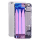 Apple iPhone 6 Plus - Carcasă Spate cu Piese Mici (Silver)