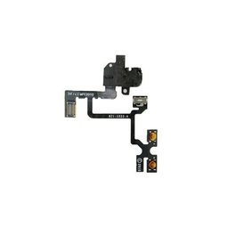 Apple iPhone 4 - Cablu Flex pentru Butoanele Volum (Black)